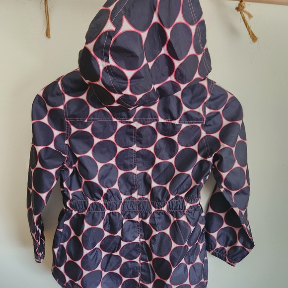 Nicole Miller blue and pink polka dot child's jacket - Picture 7 of 7